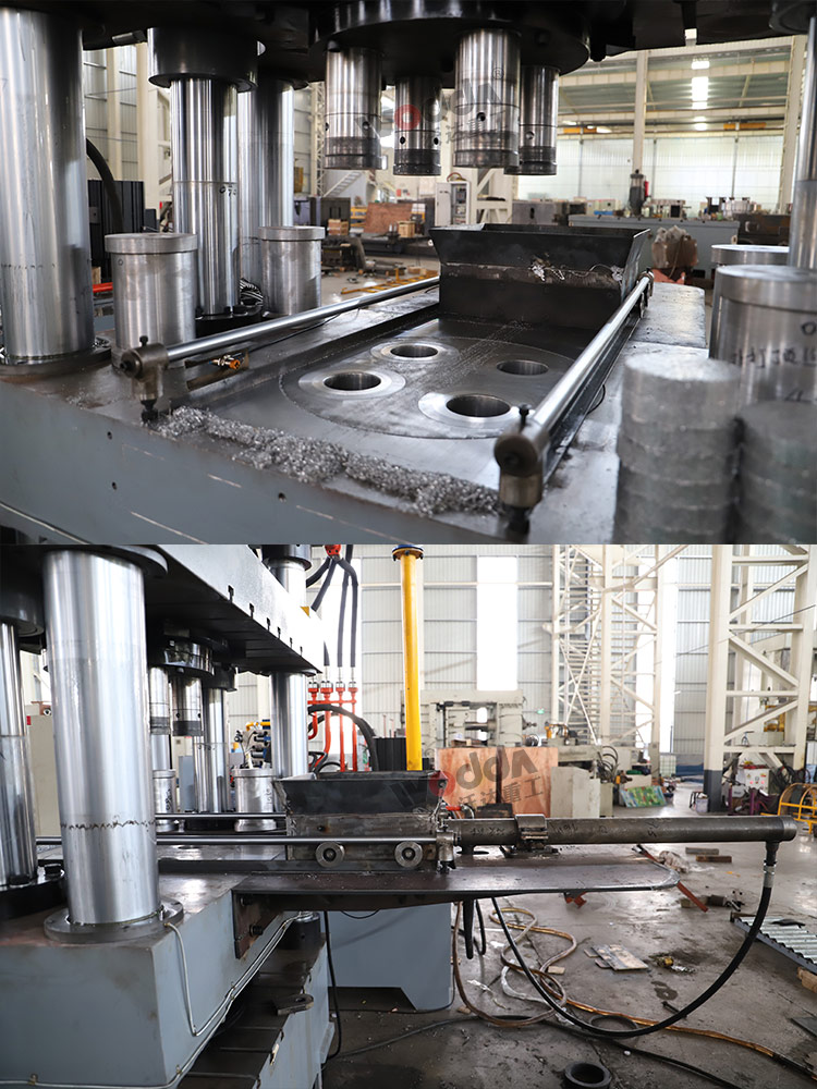 630噸四梁四柱液壓機設備細節